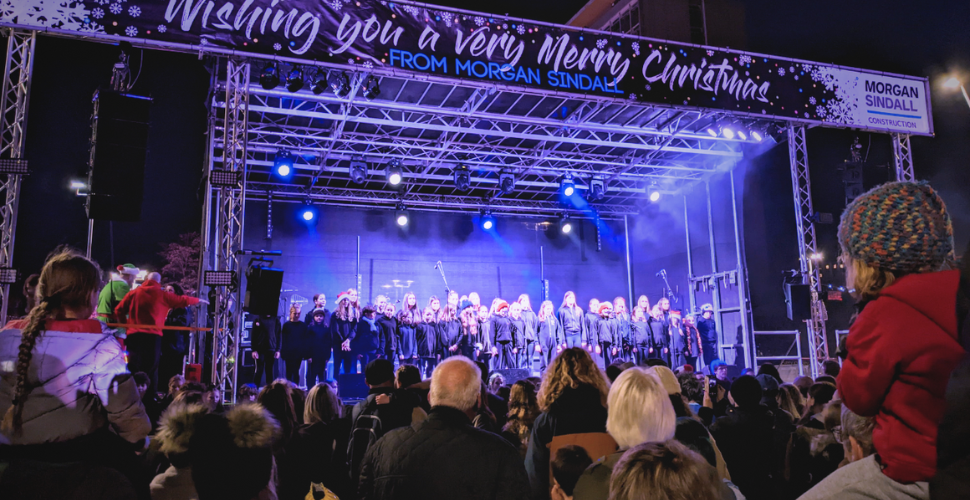 Plymouth City Centre Christmas Lights Switch on